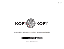 Tablet Screenshot of kofikofi.cz
